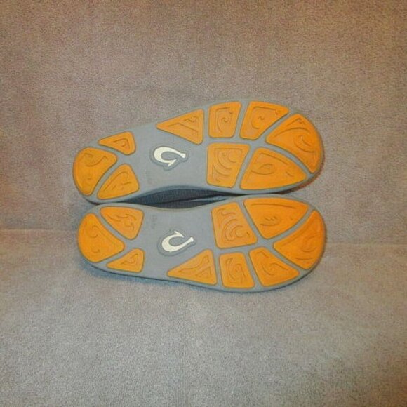 Olukai Nohea Mesh Slip On Shoes Men Size 11 Drop Heel Slide Comfort Dark Shadow - Picture 12 of 12